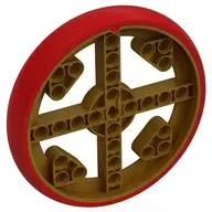 WHEEL DIA. 88X14.34, W/ CROSS HOLE