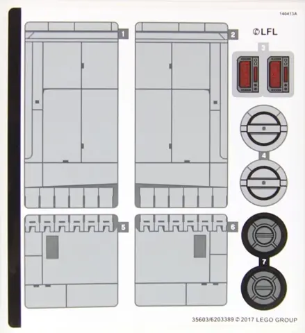 Sticker Sheet for Set 75188 - (35603/6203389)