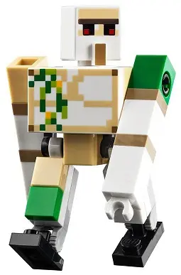 Iron Golem - Brick and Pin Arm Attachments, Black Feet