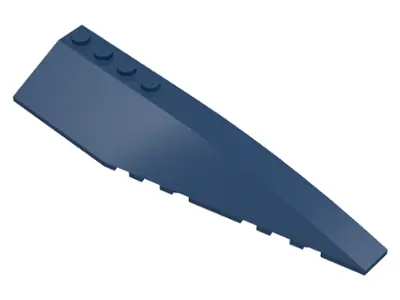 Dark Blue Wedge 12 x 3 Right