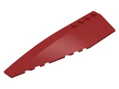Dark Red Wedge 12 x 3 Left