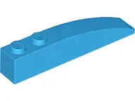 Dark Azure Slope, Curved 6 x 1