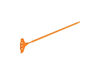 Orange Rip Cord 5 x 23 Round, Flat Handle Edge