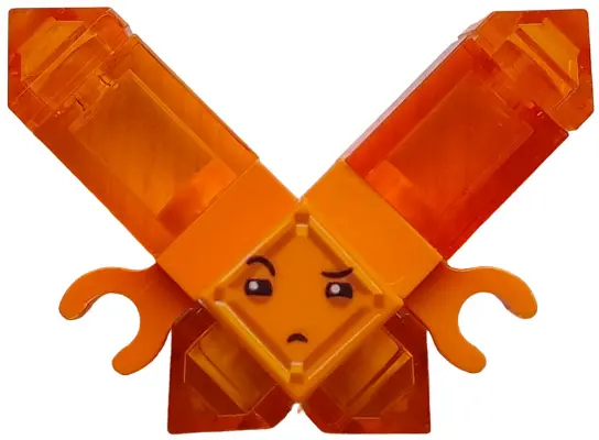 Kryptomite - Orange, Medium Crystals, Hands