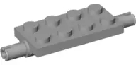 Light Bluish Gray Plate, Modified 2 x 4 with Pins and Thick Reinforced Supports