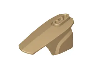Dark Tan Hero Factory Armor with Ball Joint Socket - Size 6