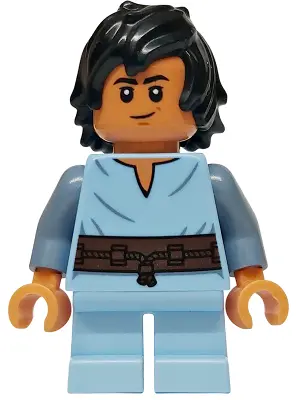 Boba Fett, Young - Bright Light Blue Shirt