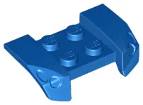 Blue Vehicle, Mudguard 2 x 4 with Headlights Overhang