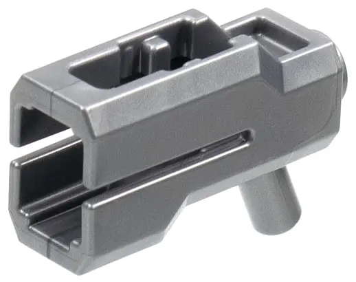 Flat Silver Minifigure, Weapon Bazooka, Mini Blaster / Shooter