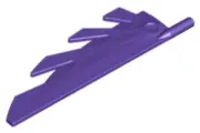 Dark Purple Wing 9L with Stylized Feathers