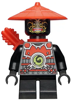 Stone Army Scout - Yellow Face, Red Quiver, Short Legs