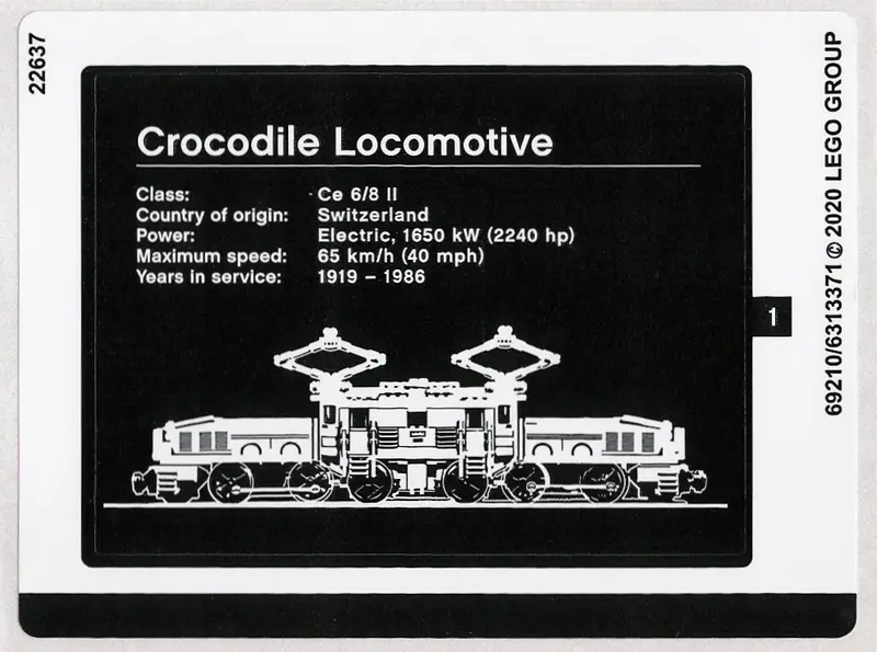Sticker Sheet for Set 10277 - (69210/6313371)