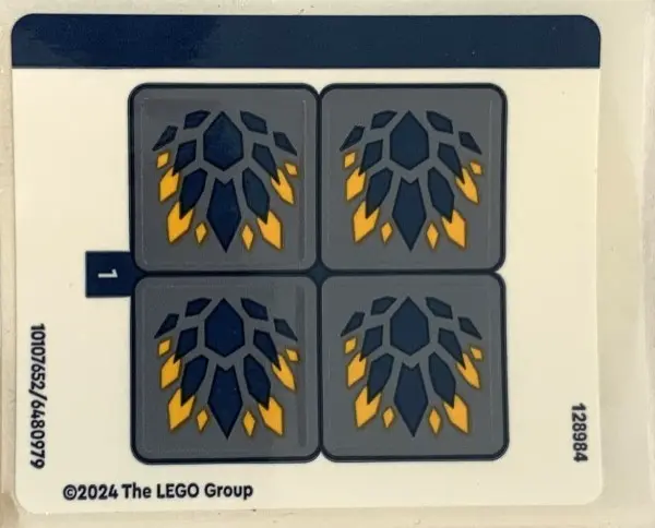 Sticker Sheet for Set 71810 - (10107652/6480979)