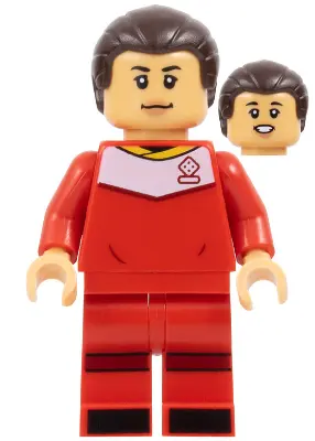 Samantha Kerr - Red Soccer Uniform, Hair with Short Ponytail