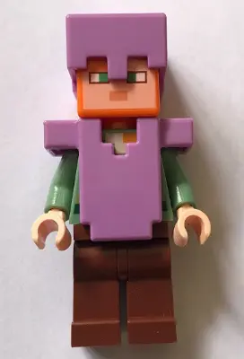 Alex - Reddish Brown Legs, Medium Lavender Helmet and Armor