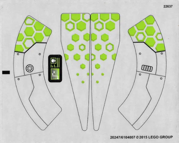 Sticker Sheet for Set 76040 - Transparent Background Version - (20247/6104007)