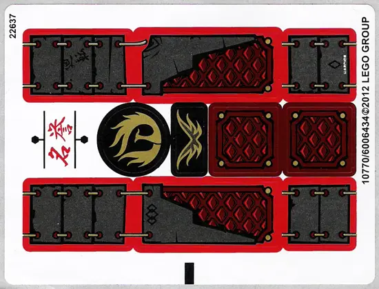 Sticker Sheet for Set 9448 - (10770/6006434)