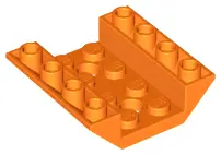 Orange Slope, Inverted 45 4 x 4 Double with 2 Holes