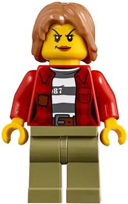 Mountain Police - Crook Female Jacket over 87 Prison Stripes