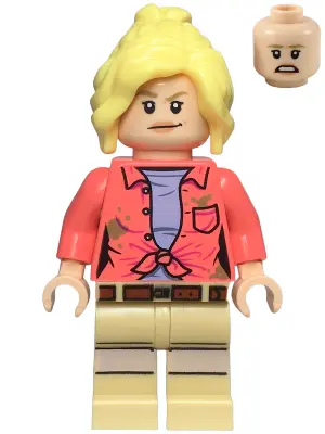Dr. Ellie Sattler - Coral Shirt with Dirt Spots