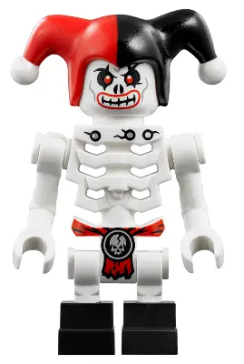 Krazi (Skulkin) - Vertical Grip Hands, Red and Black Jester Hat