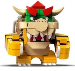 Bowser - Tan Tile, Round 1 x 1 Quarter on Nose