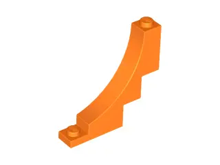 Orange Arch 1 x 5 x 4 Inverted