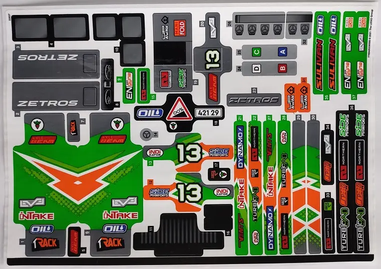 Sticker Sheet for Set 42129 - (77604/6338500)
