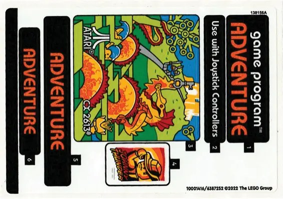 Sticker Sheet for Set 10306, Sheet 1 - (10001416/6387252)