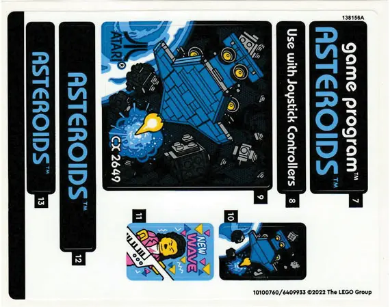 Sticker Sheet for Set 10306, Sheet 2 - (10100760/6409933)