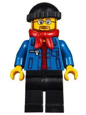 Winter Holiday Train Station Bus Driver