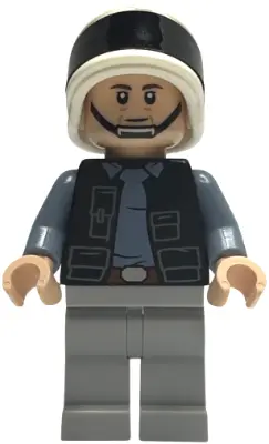 Rebel Fleet Trooper - Male, Vest with Pockets, Black Neck, Dark Brown Eyebrows