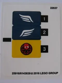 Sticker Sheet for Set 76065 - International Version - (25916/6143838)