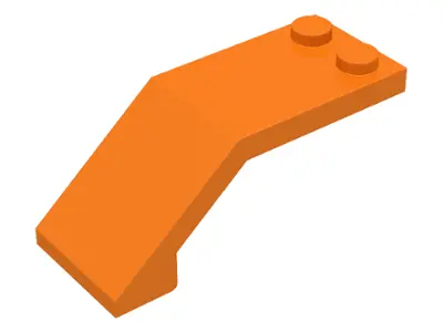 Orange Windscreen 5 x 2 x 1 2/3