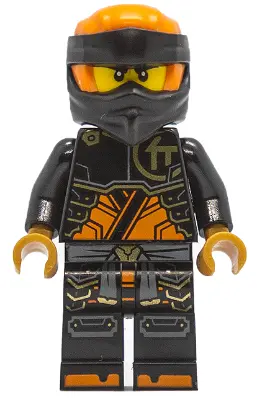 Cole - Dragons Rising, Tunic with Large Armor Plates, Head Wrap