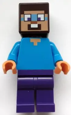 Steve (Nougat) - Dark Purple Legs, Dark Azure Around Eyes