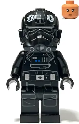 Imperial TIE Fighter / Interceptor Pilot - Female, Nougat Head
