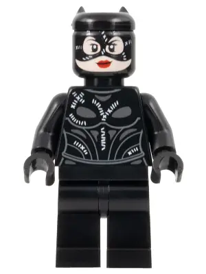Catwoman - Black Stitched Suit and Mask