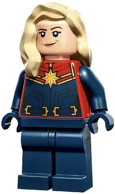 Captain Marvel (Carol Danvers) - Tan Hair over Shoulder