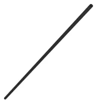 Black Hose, Pneumatic 4mm D. V2 Precut 48L / 38.4cm
