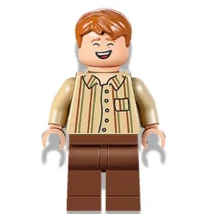 George Weasley - Tan Striped Shirt
