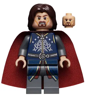 Aragorn - Dark Red and Black Cape