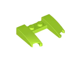 Lime Wedge 3 x 4 x 2/3 Curved with Cutout