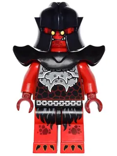 Crust Smasher - Armored Chest, Red Legs, Black Shoulder Pads Armor