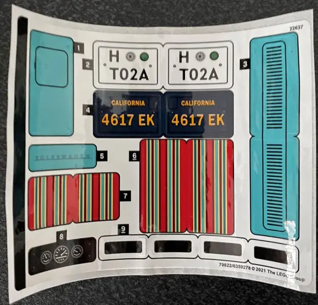 Sticker Sheet for Set 10279, Sheet 1 - (79822/6359278)