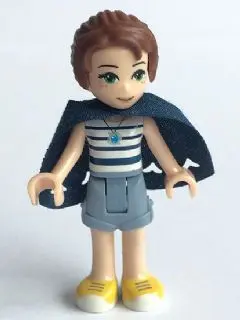 Emily Jones - Sand Blue Shorts with Cape