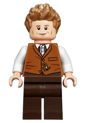 Newt Scamander - Dark Orange Vest
