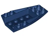 Dark Blue Wedge 6 x 4 Triple Inverted Curved