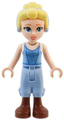 Cinderella - Bright Light Blue Top, Cropped Trousers, Bright Light Yellow Hair