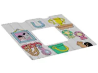 Plastic Duplo Wallpaper with Barn Interior Pattern (fits inside 11335)